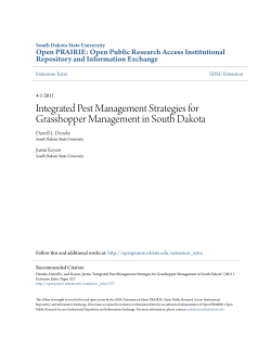 Integrated Pest Management Strategies for Grasshopper