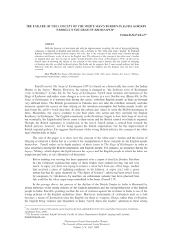 the failure of the concept of the white man`s burden in james gordon
