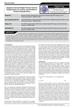 Engineering Adaptive Inertia Weight Particle Swarm Optimization