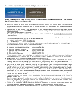 The American Express&reg; Singapore Airlines KrisFlyer Ascend Credit