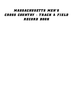 Massachusetts All-Time Record Book