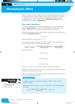 Edexcel AS Physics - Pearson Schools and FE Colleges