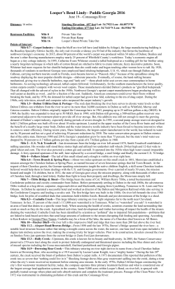 Looper`s Bend Lindy&ndash; Paddle Georgia 2016