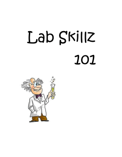 Lab Skills 101 - University of Alberta