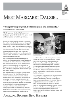 MEET MARGARET DALZIEL