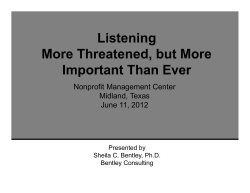 Nonprofit Management Center Midland, Texas June
