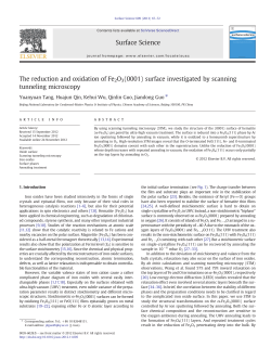 The reduction and oxidation of Fe2O3(0001) surface investigated by
