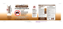 Armadillo Repellent