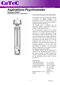 Aspirations-Psychrometer n.Assmann