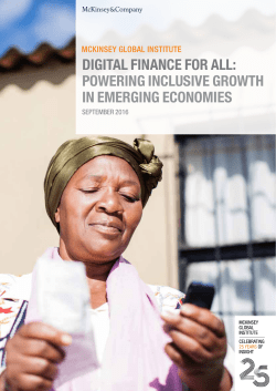 Digital finance for all
