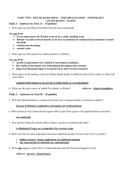 Task 1 - Answers to Text A - (4 points) Task 2 &oelig; Answers to Text B