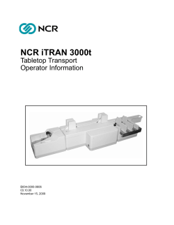 NCR iTRAN 3000t Tabletop Transport