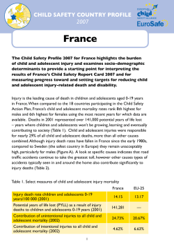 France - Child Health Research