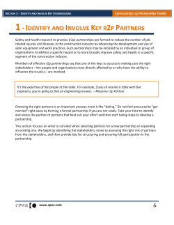 1-identify and involve key r2p partners