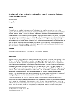 Smart growth in two contrastive metropolitan areas_post