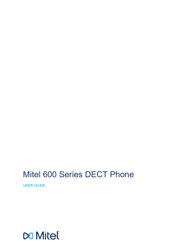 Mitel 600 Series DECT Phone