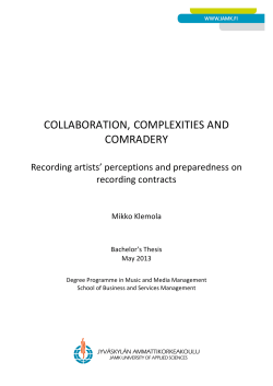 collaboration, complexities and comradery