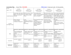 Curriculum Map - Gibbsboro School