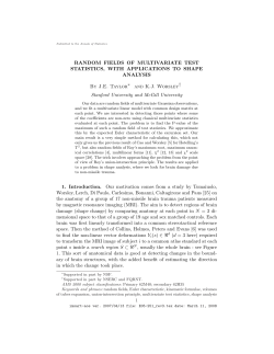 RANDOM FIELDS OF MULTIVARIATE TEST STATISTICS, WITH