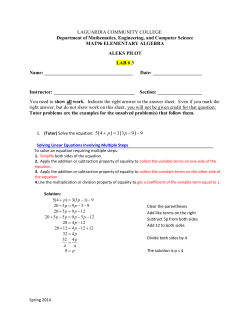 MAT096 Lab Sheet 3 - LaGuardia Community College
