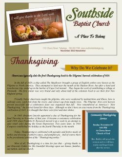 Thanksgiving - Southside, Southside Baptist Church Talladega
