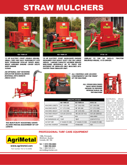 straw mulchers