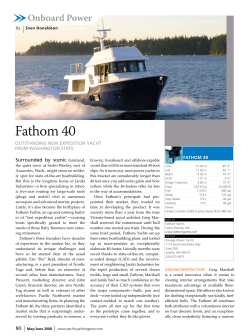 Fathom 40 - Fathom Yachts