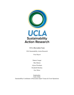 Introduction - UCLA Institute of the Environment and Sustainability