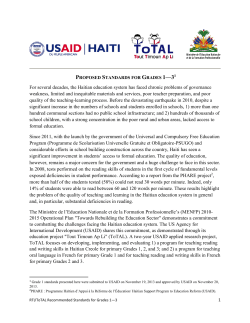 For several decades, the Haitian education system has faced
