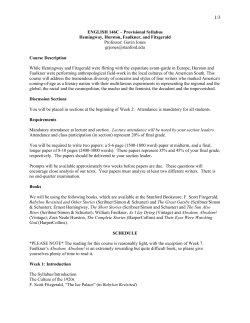 Syllabus - Stanford English