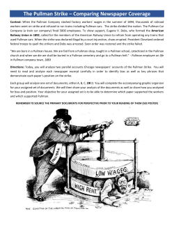 The Pullman Strike &ndash; Comparing Newspaper Coverage