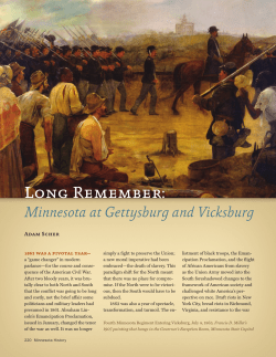 Long Remember: Minnesota at Gettysburg and Vicksburg