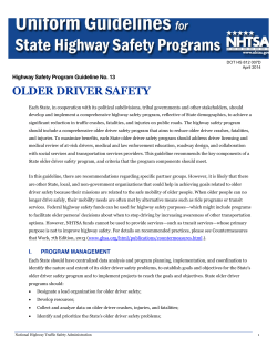 OLDER DRIVER SAFETY