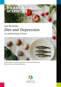 Diet and Depression - UEF Electronic Publications