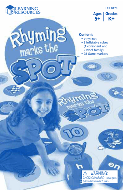 Rhyming Marks the Spot