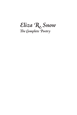 Eliza R. Snow