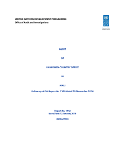 View Audit Report - Audit Public Disclosure | UNW