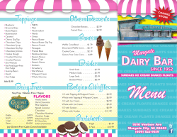 flavors - Margate Dairy Bar