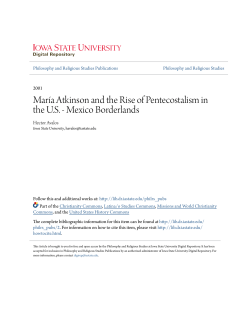 Mexico Borderlands - Iowa State University Digital Repository