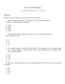 Math - East Central College