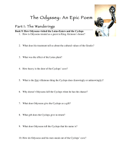 Odyssey Study Guide