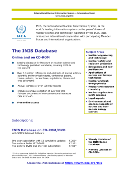 The INIS Database