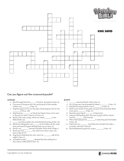 King david - Adventure Bible