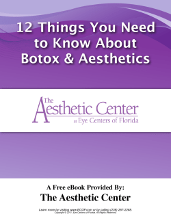 12 Things You Need to Know About Botox and Aesthetics v2