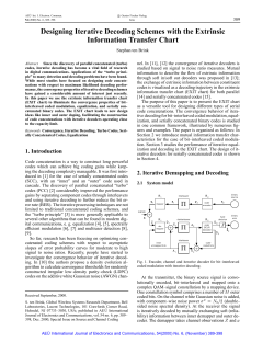 Designing Iterative Decoding Schemes with the