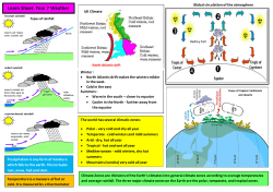 Year 7 Learn Sheet Weather Assessment Point 1