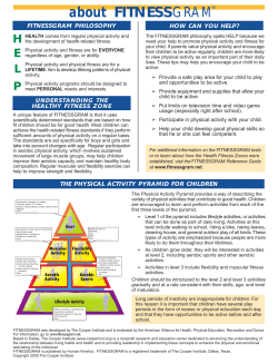 about FITNESSGRAM&reg;