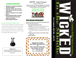 Oct ober 28 -30, 2 0 1 5 - Louisiana Middle School Association