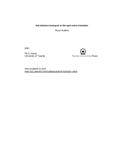 Hot-electron transport in the spin