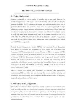 Multi-Hazard Vulnerability and Risk Assessment (Punjab Province)
